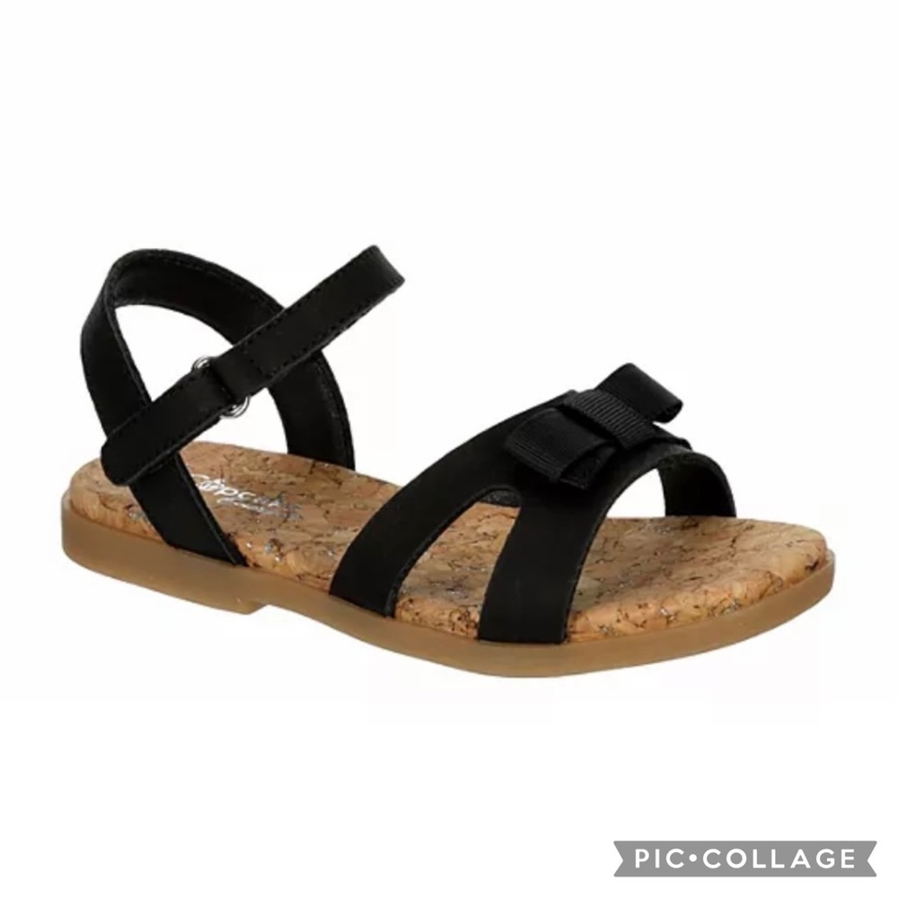 Cupcake Couture black sandals size 2